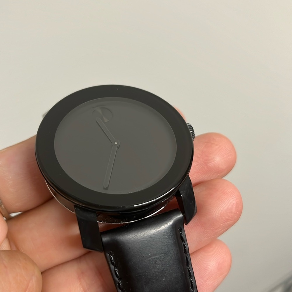 Men’s black movado